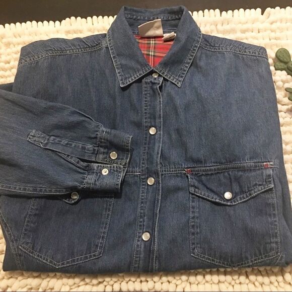 Denim Button Shirt vintage style - Picture 1 of 6